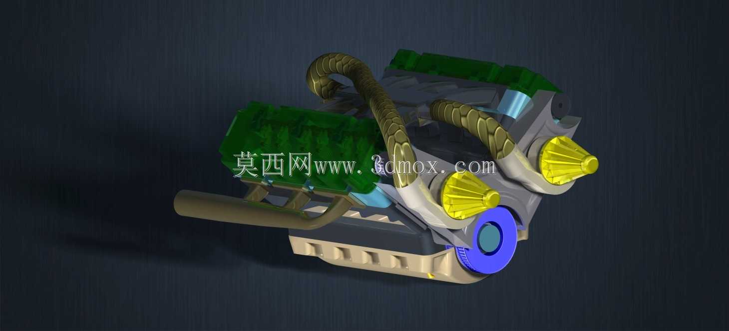 Catia环境下的V6发动机设计