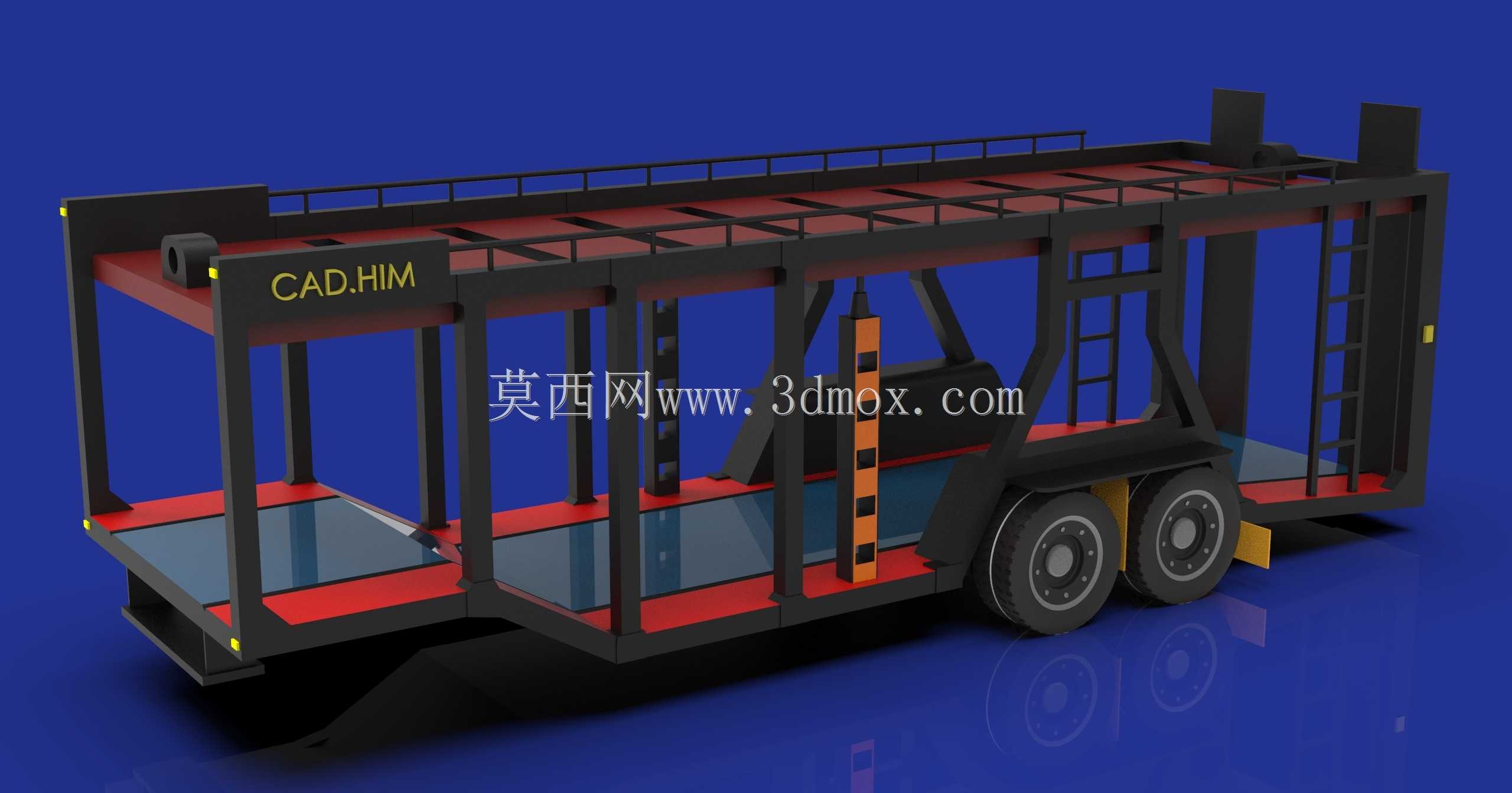 单轴可拆尾车