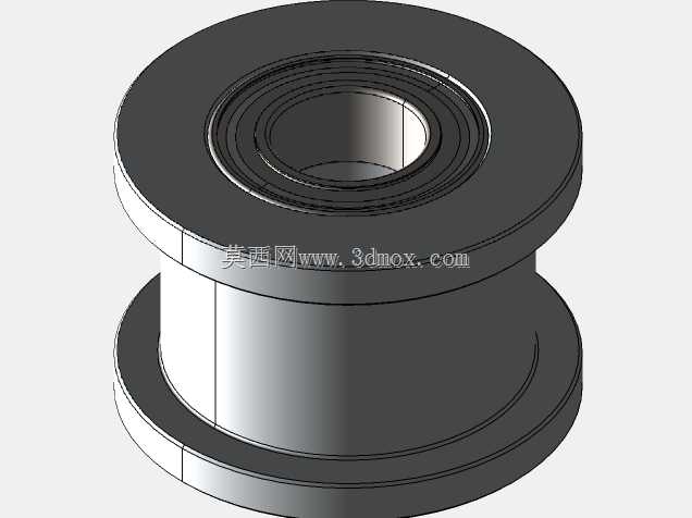 盖茨Powergrip?2GT光滑托辊6mm皮带-外径12mm-内径5mm,E3D