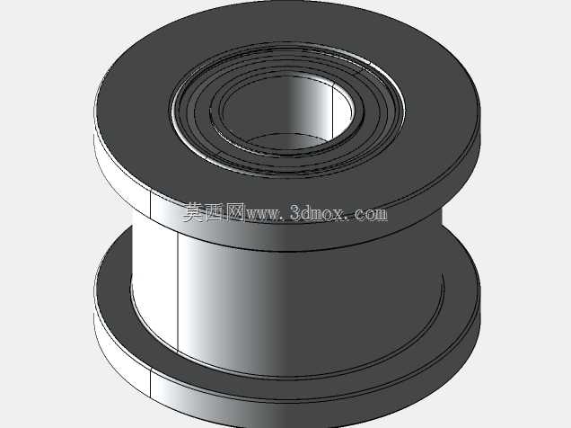 盖茨Powergrip?2GT光滑托辊6mm皮带-外径12mm-内径5mm,E3D