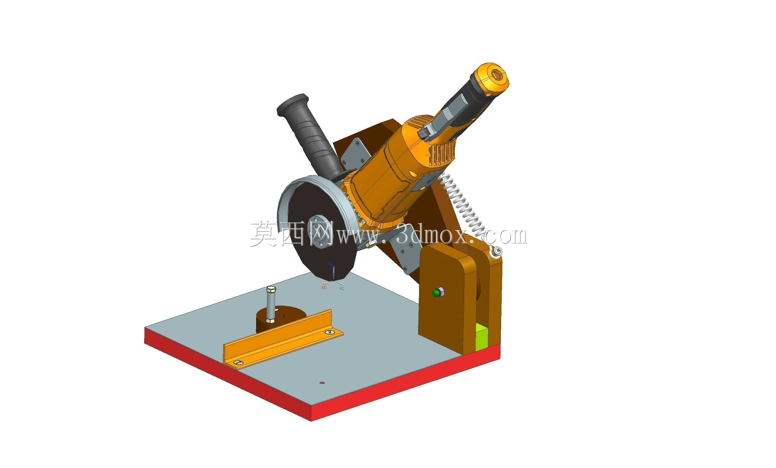 DIY角磨机支架