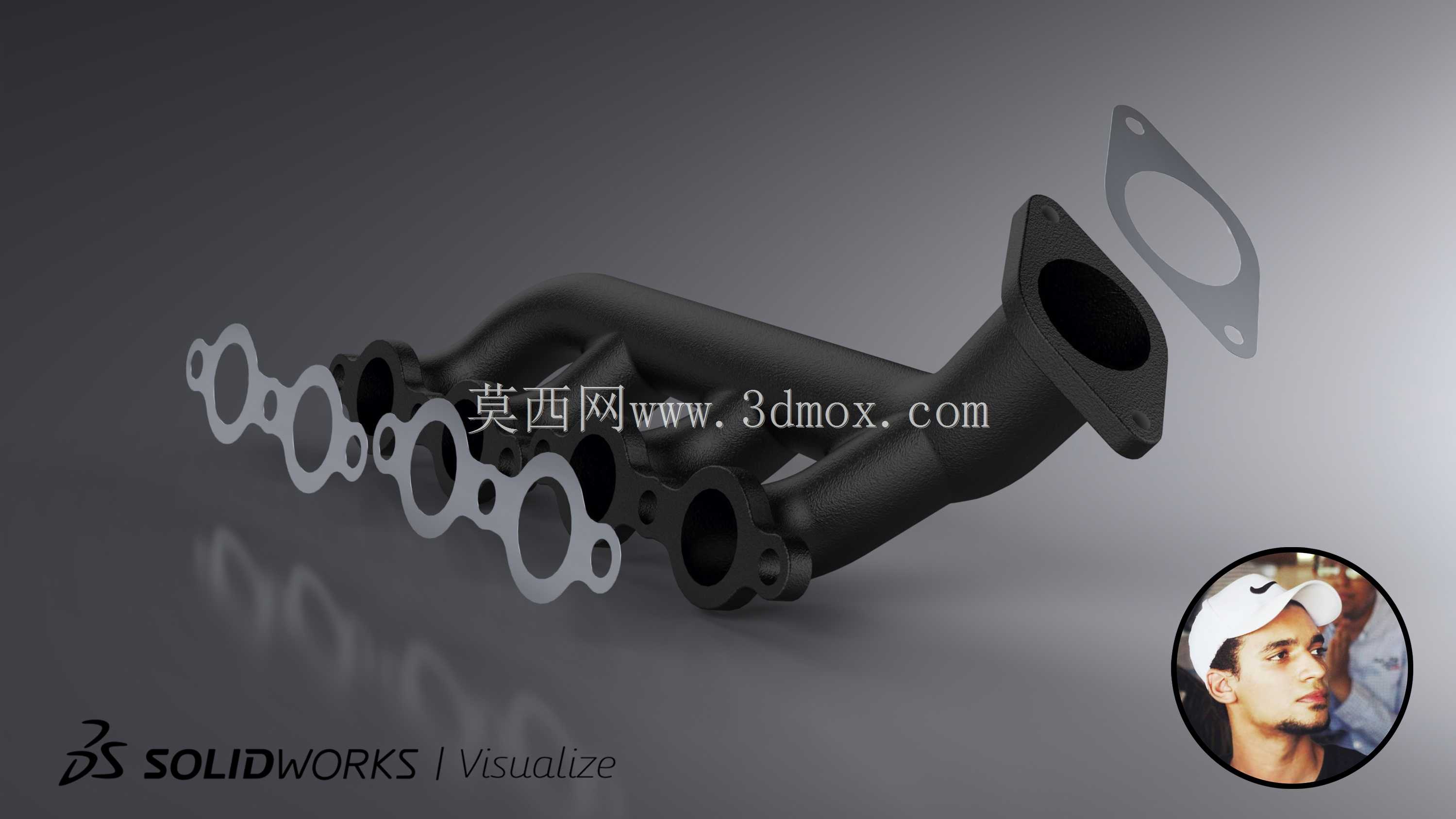 排气歧管设计(4缸发动机)