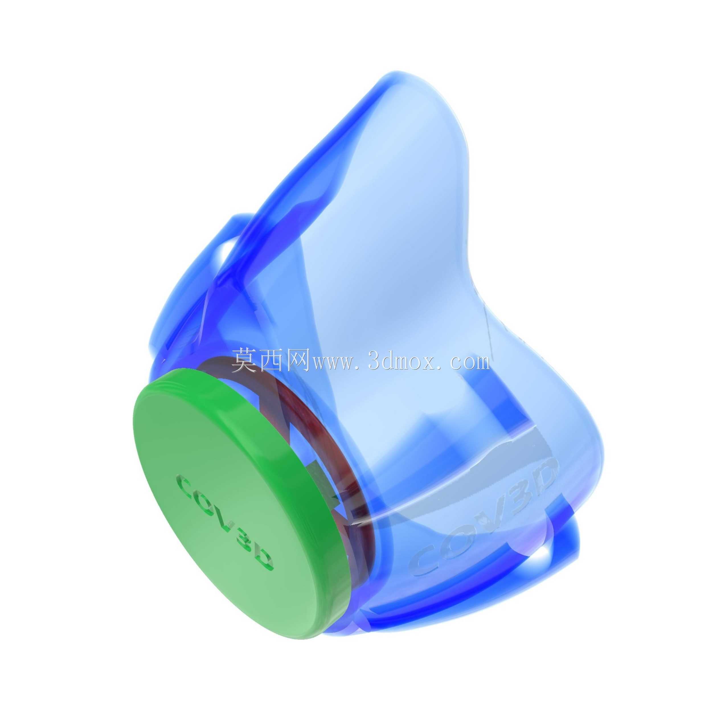 (新)COVR3D V2.08-15种尺寸的FDM 3D打印优化遮罩(也适用于儿童)