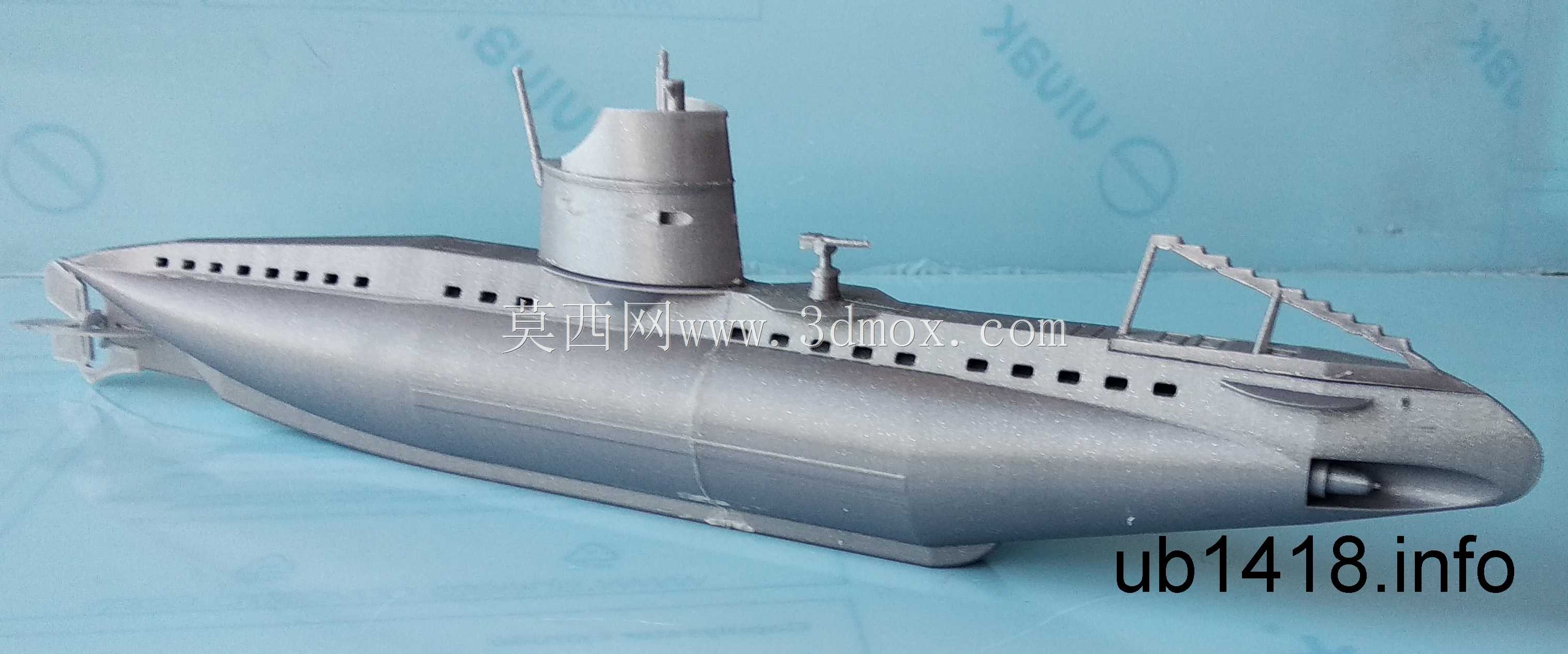 德国UB I级潜艇1915-1918比例尺1:72