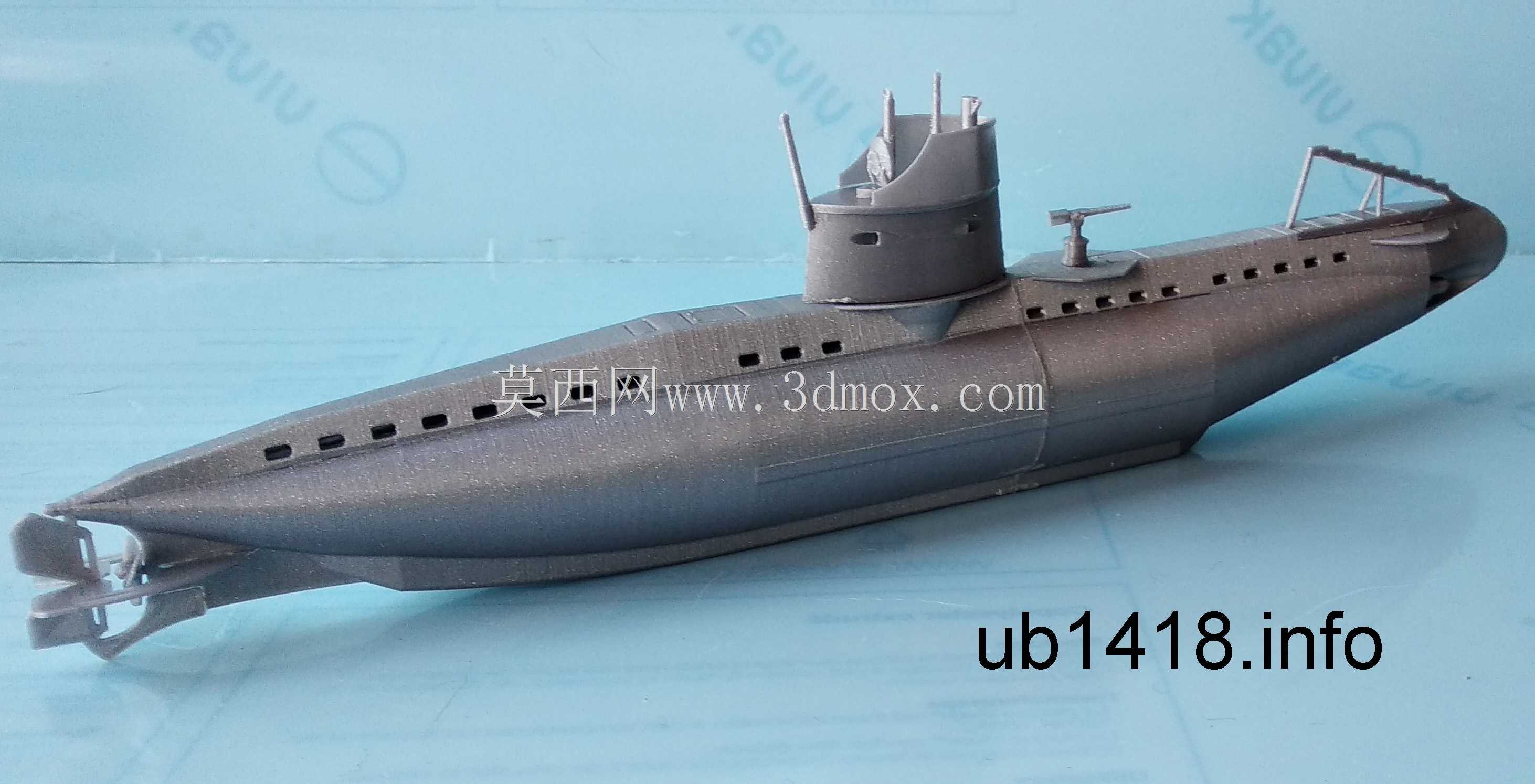德国UB I级潜艇1915-1918比例尺1:72
