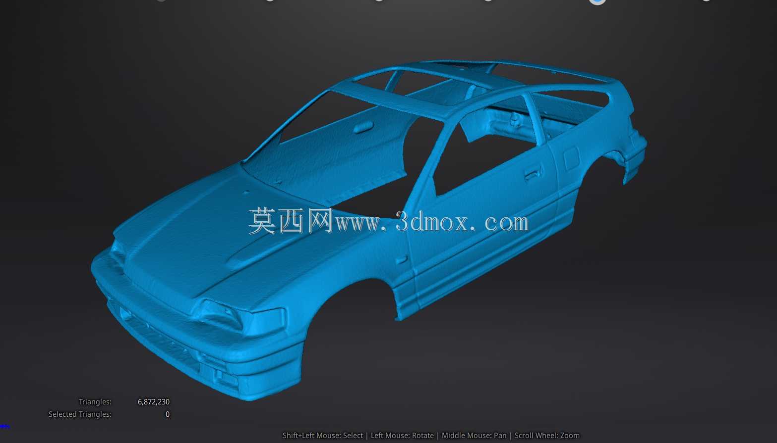 1991 CRX 1/24����3Dɨ��-ԭʼ