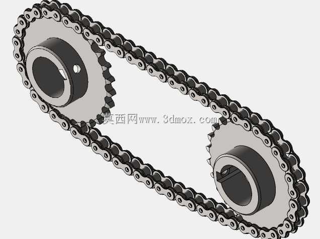 Solidworks教程#103链条\u0026链轮设计,装配,运动研究。