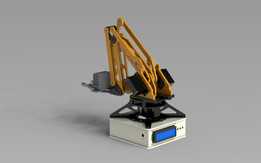 [���]��е��3DOF-��1��| Lengan Robot 3DOF Dengan Akrilik