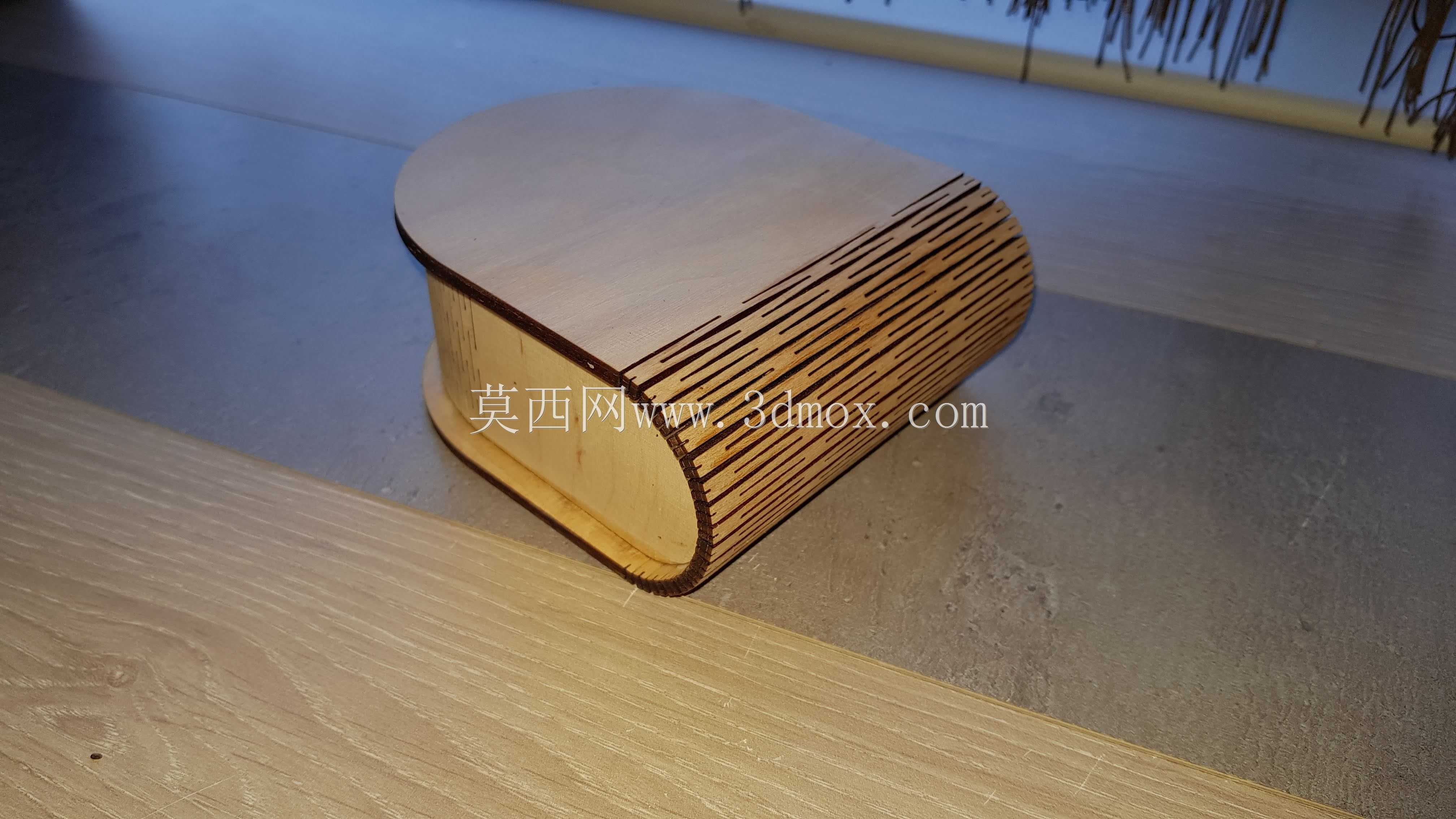 两件式盒子,柔性铰链