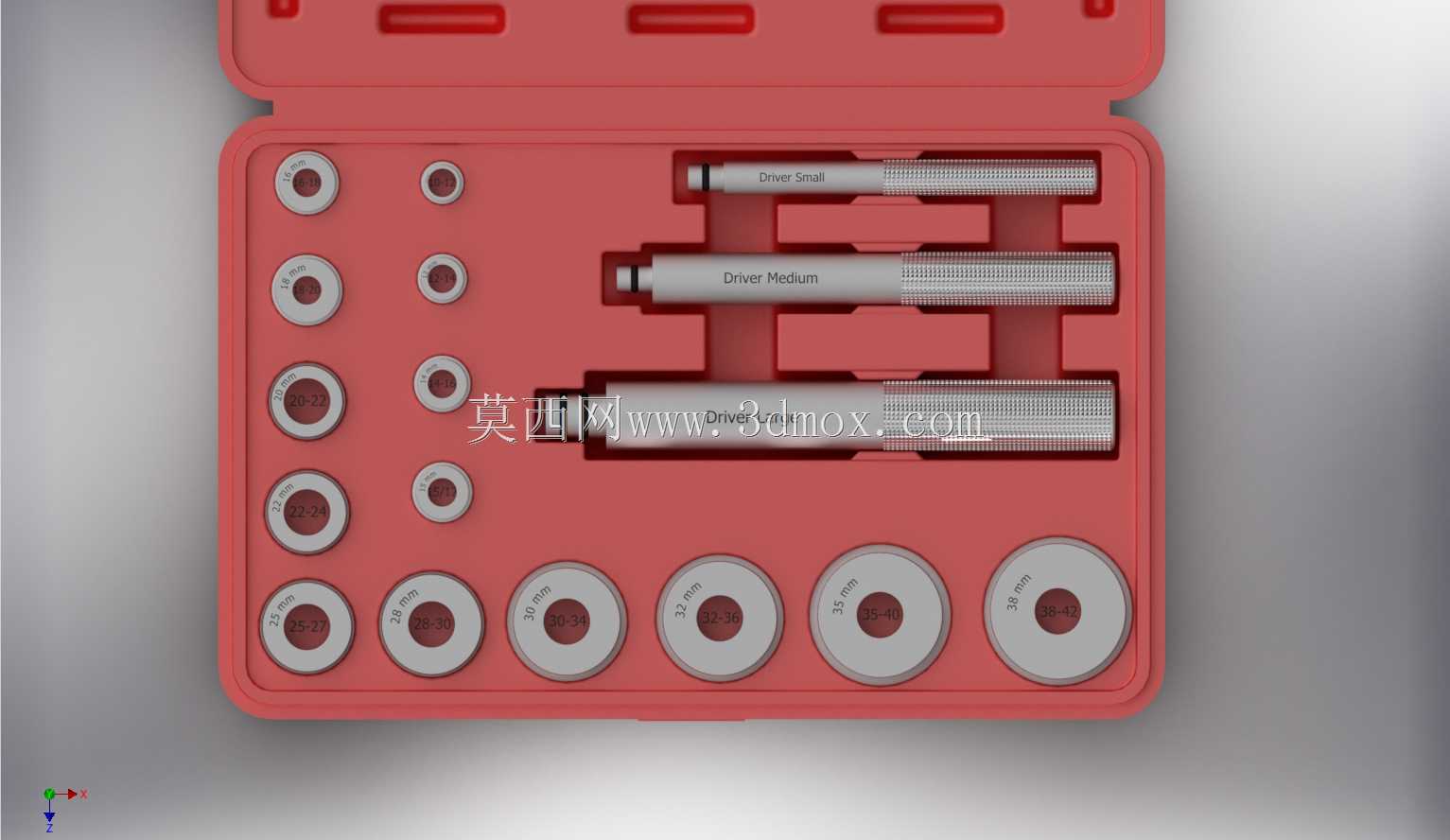 轴承油封驱动器安装工具套件17件工具