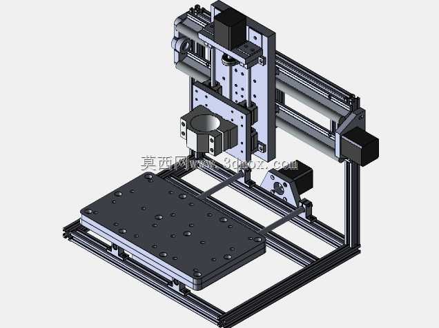3018 CNC-在X轴上安装完全支撑的SBR16导轨-平滑铝铣削