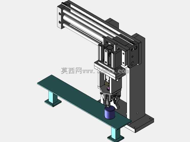 选取\u0026带3爪夹持器的位置