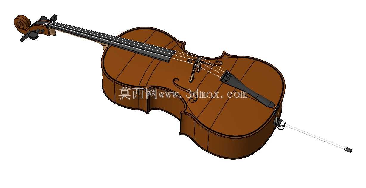 全尺寸(755mm)大提琴总成