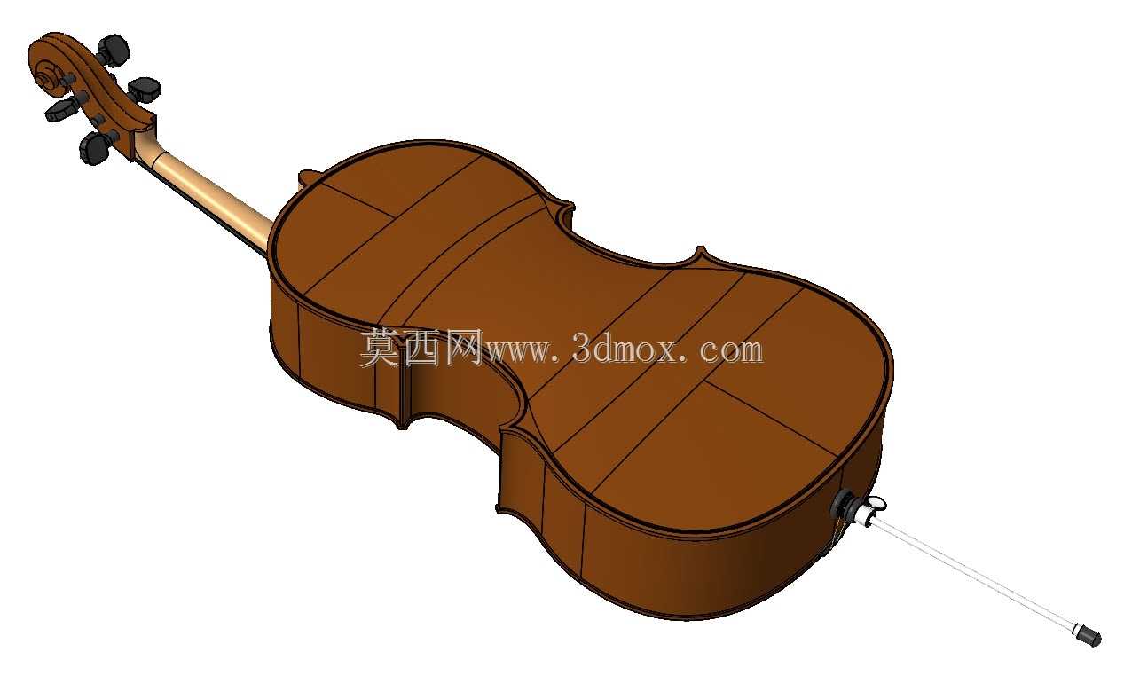 全尺寸(755mm)大提琴总成