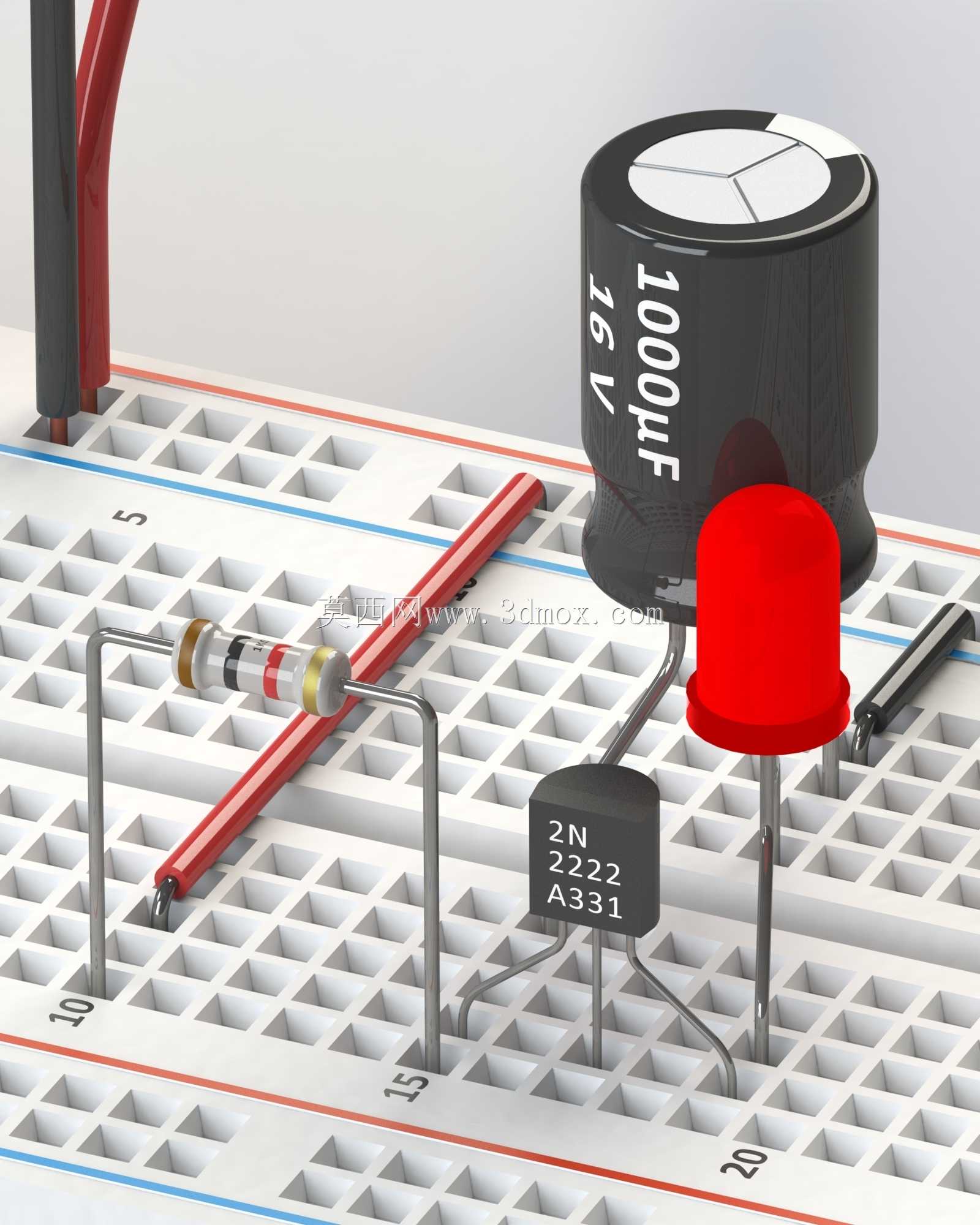 ��˸LED 9V��·