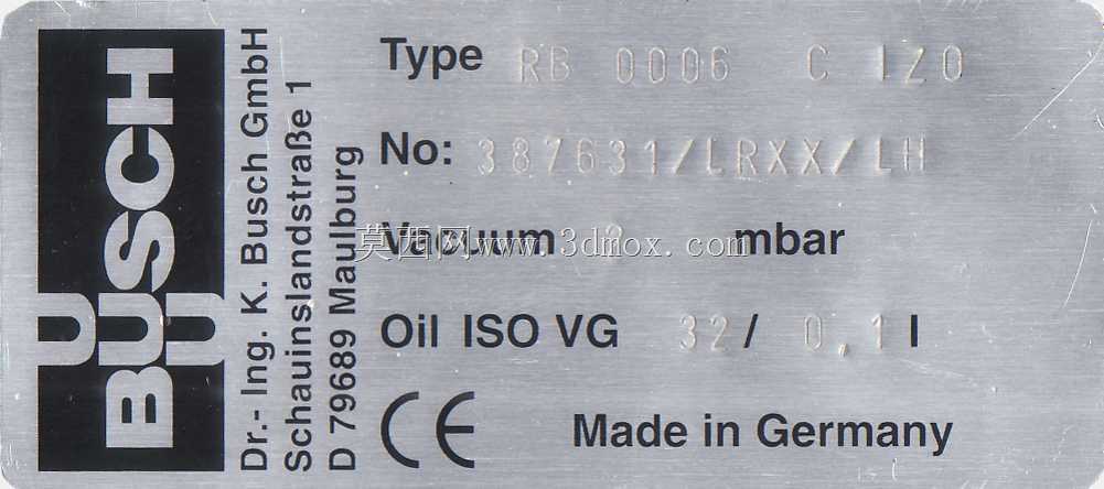 真空泵BUSCH R5 RB0006 C IZO