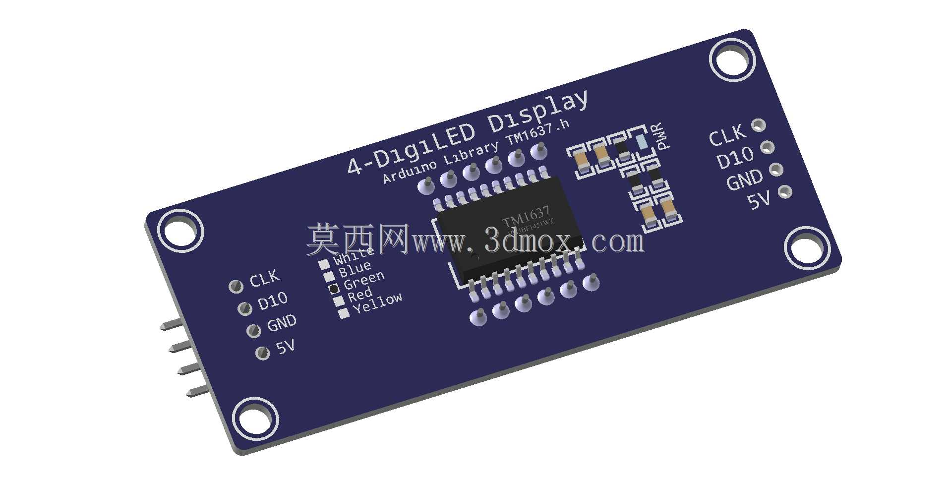 显示4-Didi LED TM1637 Arduino模块