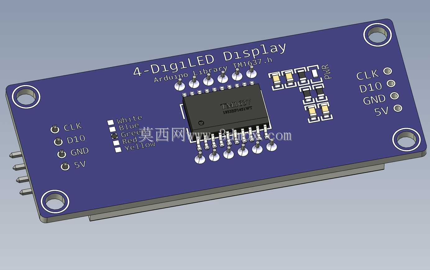 显示4-Didi LED TM1637 Arduino模块