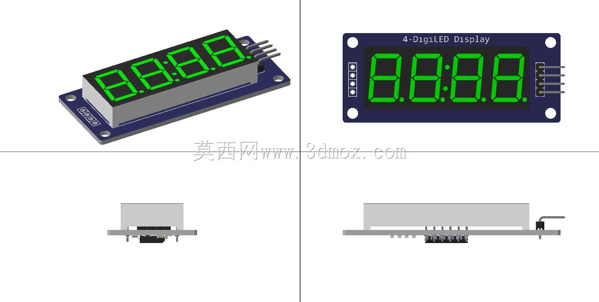 显示4-Didi LED TM1637 Arduino模块