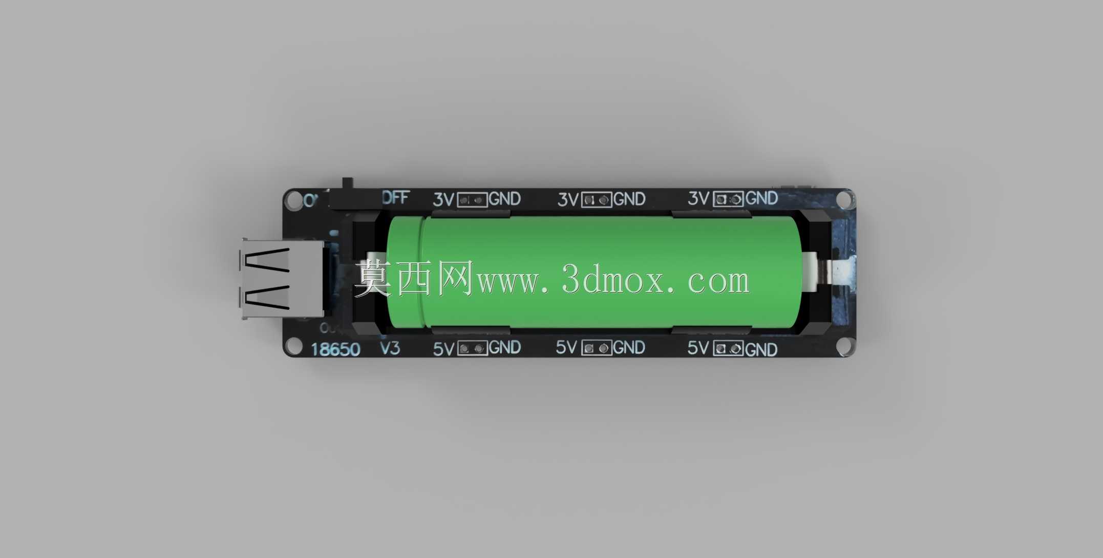Wemos 18650电池屏蔽V3