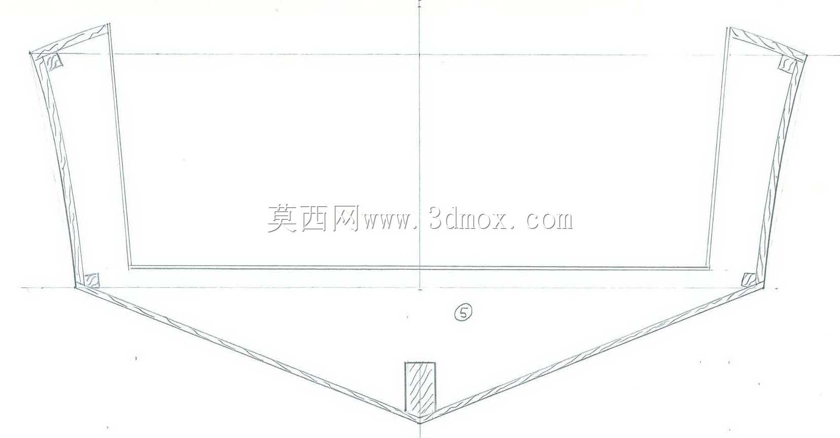 里瓦水彩画船体