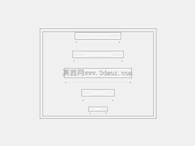 ASTM D638类型1、2、3、4、5,所有实体和激光切割矢量线