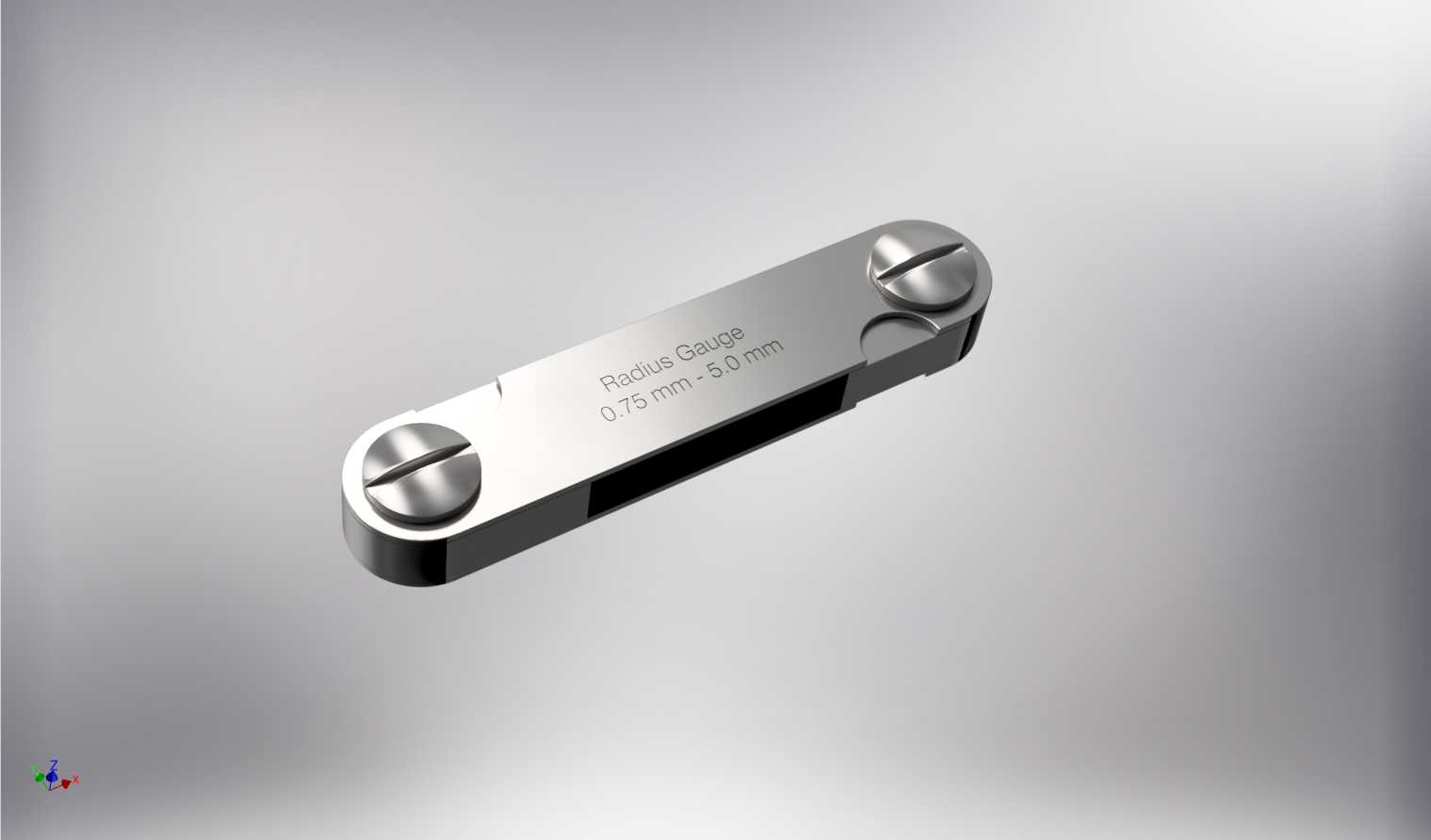 半径规0.75 mm-5.0 mm