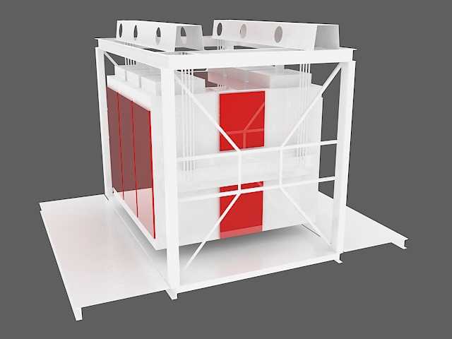 平面筛3D模型(铣削行业)-Elek 3D(De?irmencilik Sanayii)