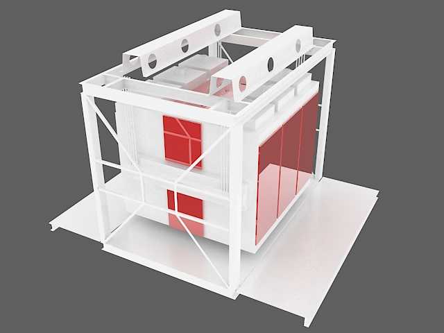 平面筛3D模型(铣削行业)-Elek 3D(De?irmencilik Sanayii)