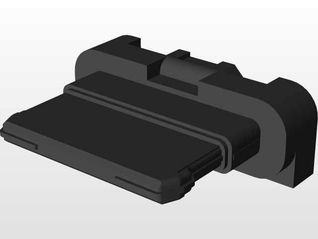 USB C连接器水平插入板1.6mm