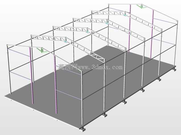 38英尺×66英尺×20英尺钢结构建筑