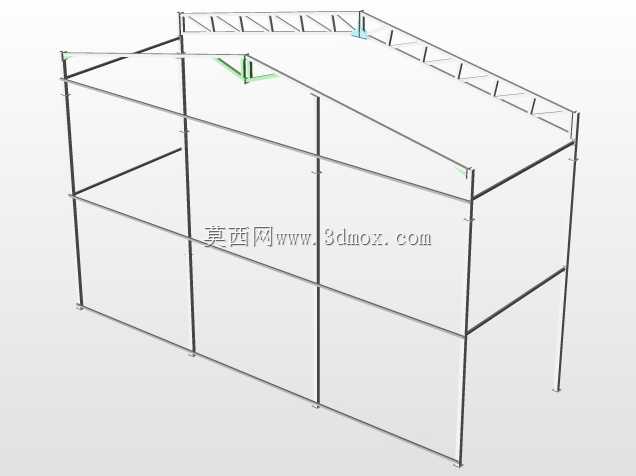 38英尺×66英尺×20英尺钢结构建筑