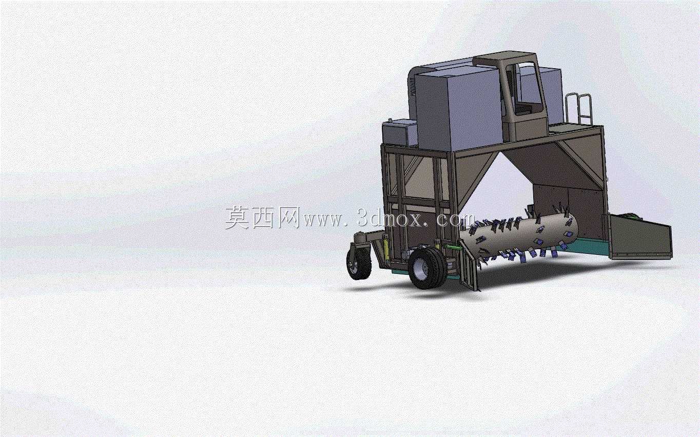 堆肥翻斗车