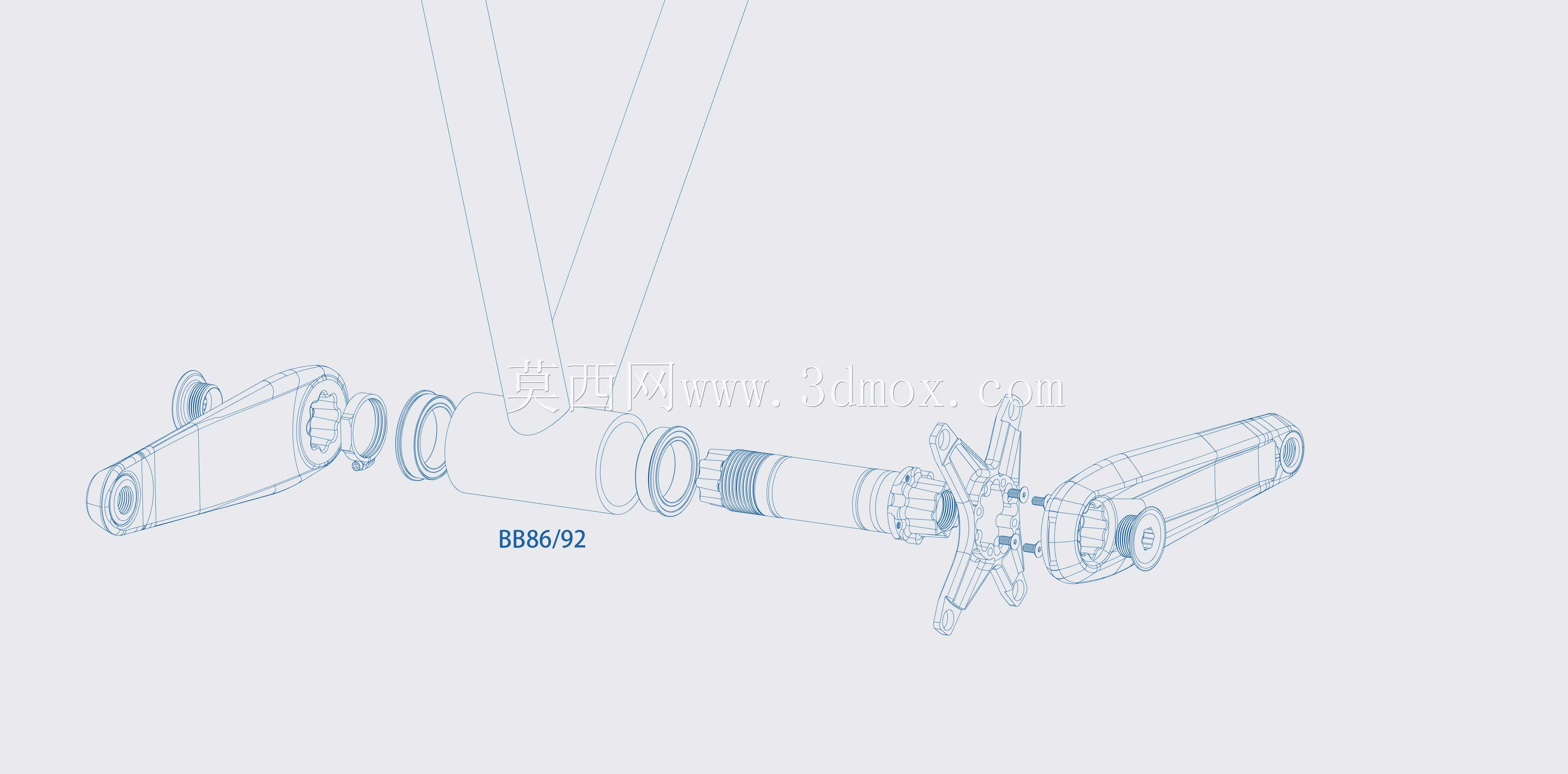自行车底部支架PF30/4130/BSA30/T47