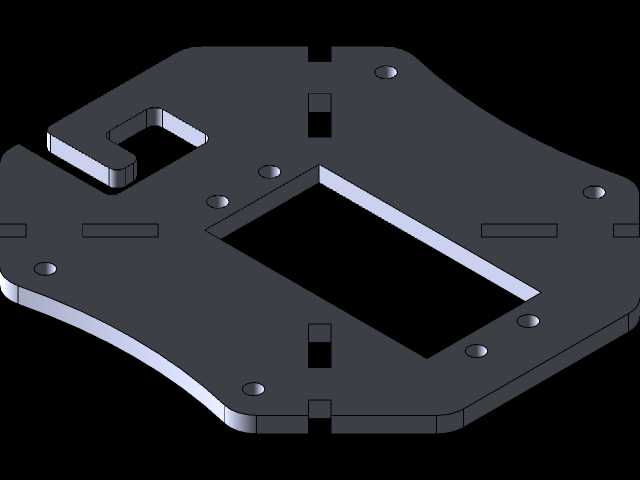 [���]��е��3DOF-��1��| Lengan Robot 3DOF Dengan Akrilik