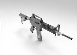 M4����ǹ�ṹ��ά���ֽ�ģ��Ʒ