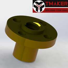 丝杠螺母M8 step2mm由T-Maker制造