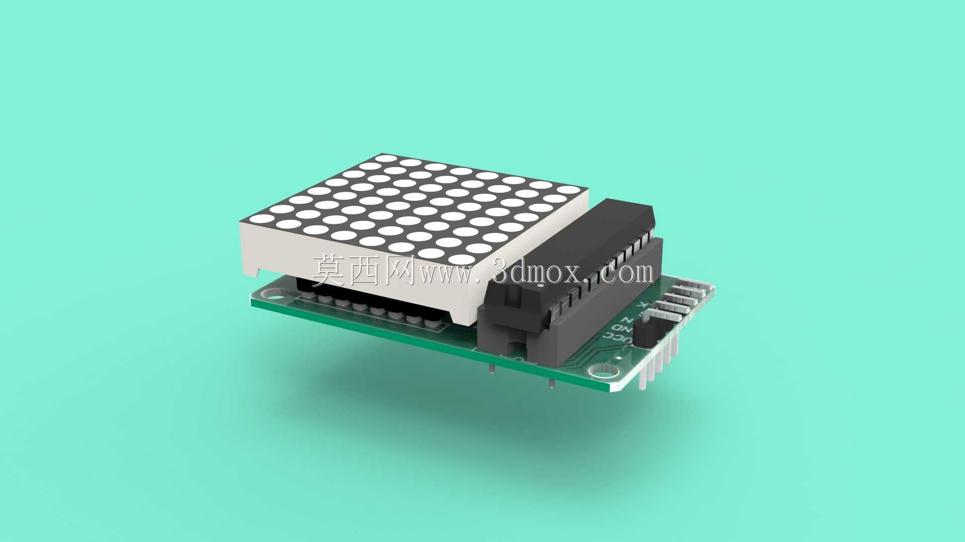 MAX7219 8x8 LED������ʾģ��