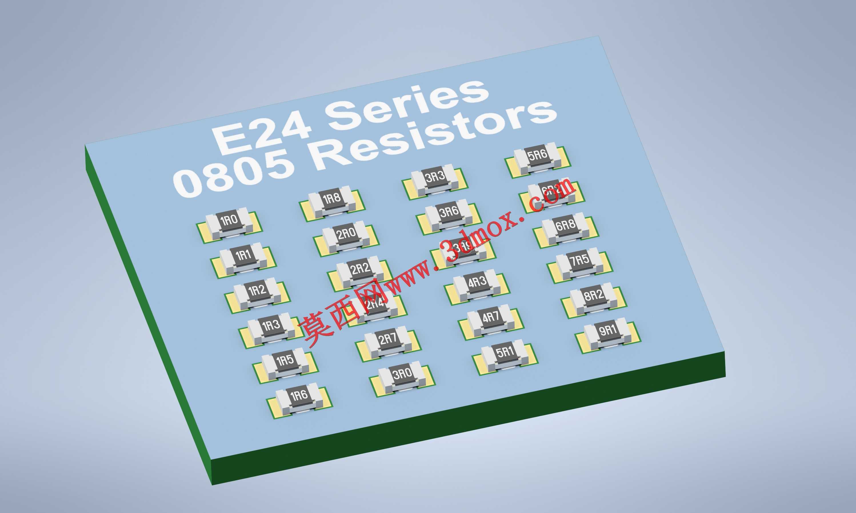 贴片电阻0805 E24系列1至91M