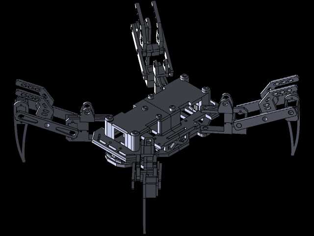 四机器人(3d打印模型)