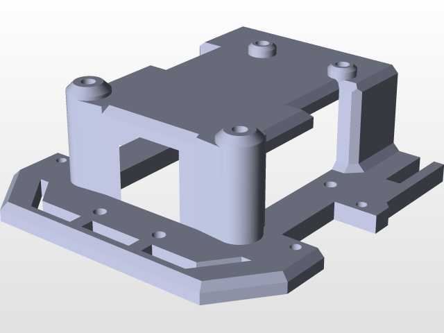 四机器人(3d打印模型)