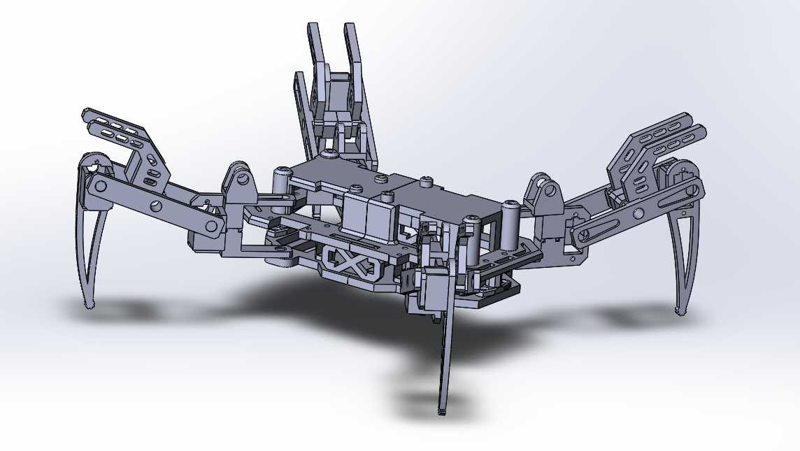 四机器人(3d打印模型)