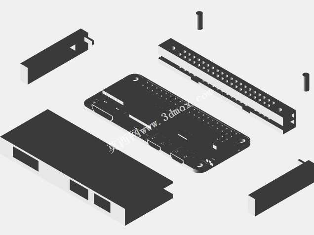 Raspberry Pi Zero W-光滑外壳