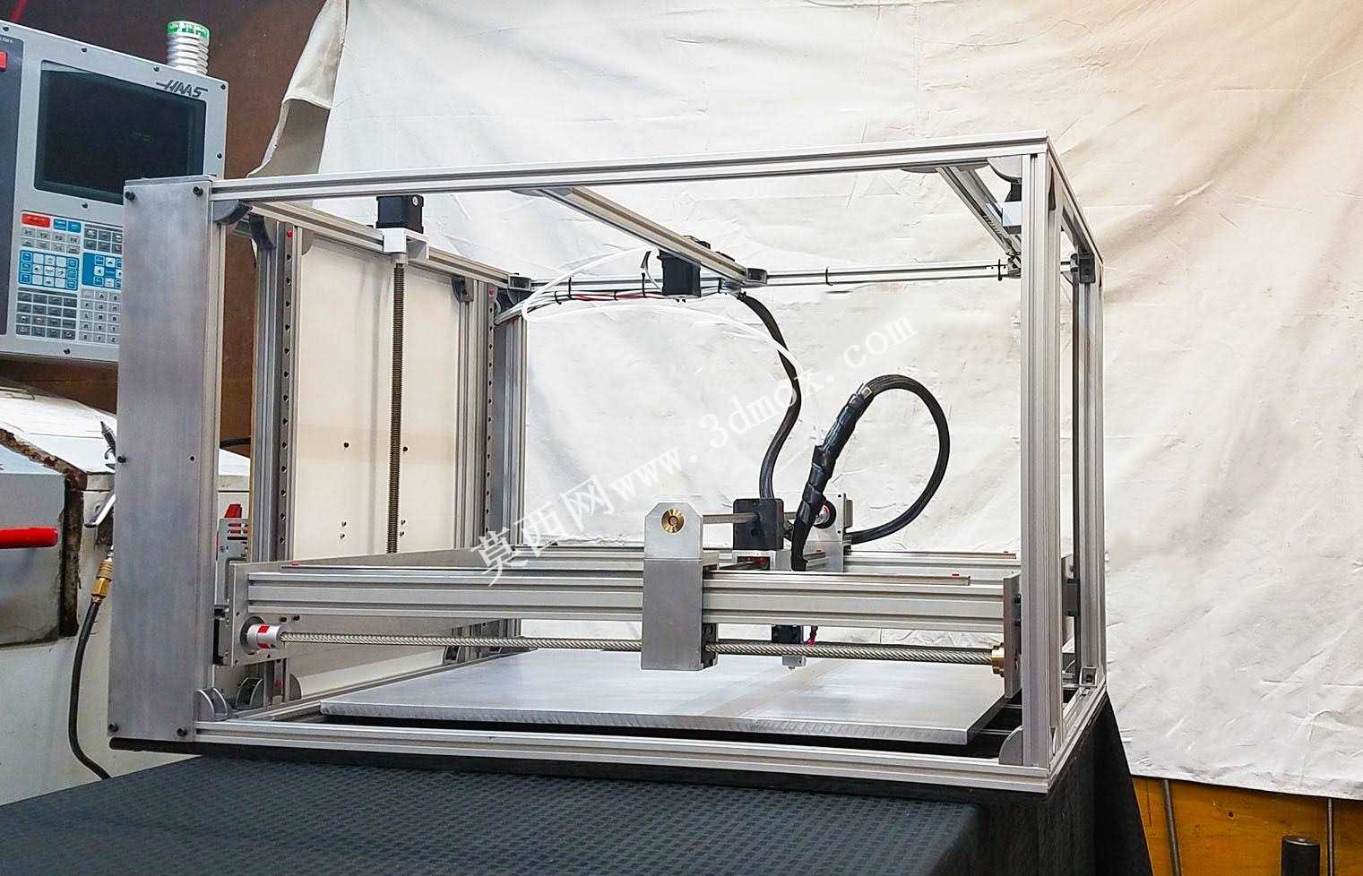 WorkHorse 3D打印机带XYZ轴丝杠固定床移动机架的大型DIY 3D打印机