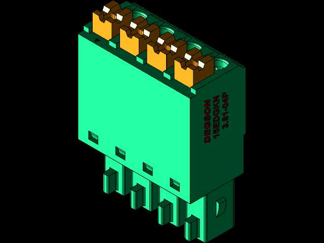 DEGSON 15EDG系列3.81mm可插拔接线板组件