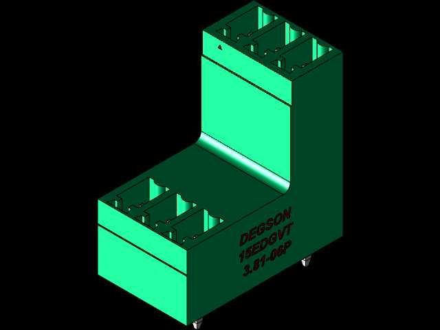 DEGSON 15EDG系列3.81mm可插拔接线板组件