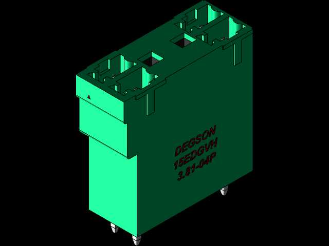 DEGSON 15EDG系列3.81mm可插拔接线板组件