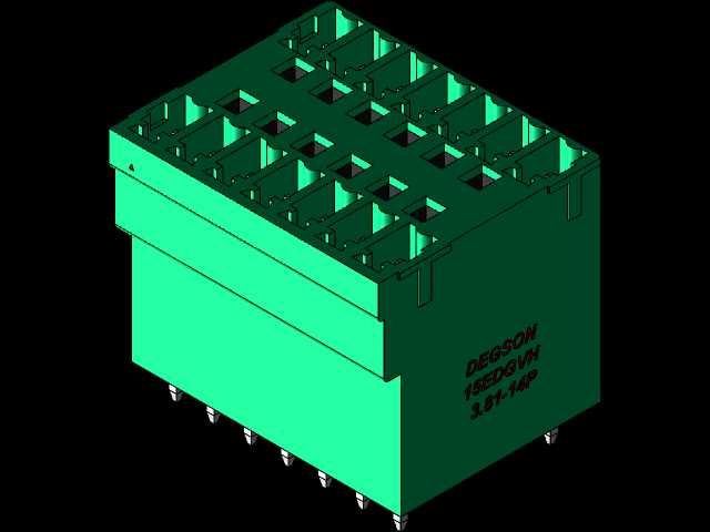 DEGSON 15EDG系列3.81mm可插拔接线板组件