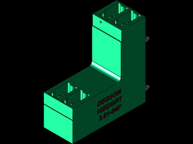 DEGSON 15EDG系列3.81mm可插拔接线板组件