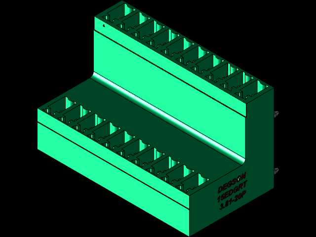 DEGSON 15EDG系列3.81mm可插拔接线板组件